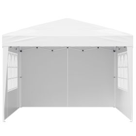 Pop Up Canopy, 10 x 10 FT Instant Canopy Portable Gazebo with 3 Sidewalls & 2 Ventilated Windows
