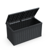 230 Gallon Large Outdoor Storage XXL Deck Box for Patio Furniture, Outdoor Cushions, Garden Tools and Sports/Pools Equipment, Waterproof Resin
