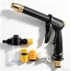 High Pressure Sprayer, Upgraded Garden Hose Sprayer, Car Wash Water Gun with Booster Nozzle, Pressure Washer Spray Nozzle for Patio Cleaning