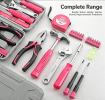 18PCS  Household Tool Kit, All-in-One DIY Repair Hand Tool Set with Storage Case for Home Maintenance, Furniture Assembly