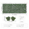 39"x98" Artificial Faux Ivy Leaf Privacy Fence Screen Decor Panel Hedge (Shipment from Walmart)