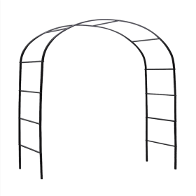 7'8" H x 4'5" W Metal Garden Arch Trellis,Adjustable Arbor Trellis for Garden Climbing Plants Support