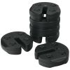 Set of 6 Canopy Weights 30lbs Weight Plate Kit with No-Pinch Design Outdoor Umbrella Bases
