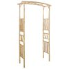 Garden Arch Natural 110 x 40 x 205 cm Bamboo