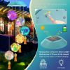 Solar Wind Chime, Color Changing Hydrangea Ball Wind Chimes LED Decorative Mobile Waterproof Outdoor Solar Lights Gifts for Mom Grandma, Garden, Patio