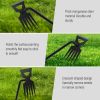 Weed Remover Tool,Garden Weed Tool, Portable Garden Weeder Tool for Vegetable Gardening Backyard Farm Planting & Weeding (Black Handle)