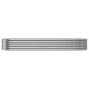 Garden Raised Bed Silver Powder-coated Steel Large Durable