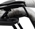 Gray Padded Zero Gravity Chair Folding Recliner with Cup Holder Cushion Outdoor Indoor Relaxation Furniture