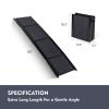 65 Inch X 17.2 Inch Folding Dog Car Ramp, Portable Non Slip Pet Ramp Supports Up to 250 LBS for Medium Large Dogs
