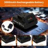 20V Cordless Tiller Cultivator, 250RPM Electric Garden Tiller Depth Garden Rototiller for Lawn/Gardening/Soil Cultivation