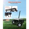 Tow Behind Plug Aerator, 40-Inch Tow Behind Lawn Plug Aerator with Universal Hitch, Pull Behind Aerator with Iron Spikes Alternately Arranged