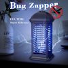 Indoor Mosquito Killer Lamp, UV Bug Zapper and Electric Insect Trap, Plug-In Fly Catcher for Mosquitoes, Moths and Gnats