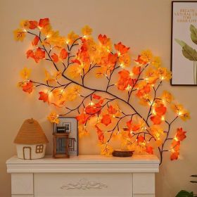 3 Strands Artificial Vines Fall Ivy Garland 74" Fake Vine with Silk Leaves Faux Hanging Plants Greenery Decoration for Outdoors Wedding Party Indoor B (size: 4.2FT)
