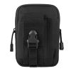 Tactical Waist Bag, MOLLE Utility Pouch, Waterproof Oxford Phone Holster Belt Bag for Outdoor Hunting Hiking