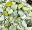 38 lbs White River Rocks, 2-3 inch Polished Pebbles - Versatile for indoor/outdoor use. Ideal for plant decor, vases, aquariums
