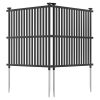 Air Conditioner Fence Panel with Metal Ground Stakes for Outside