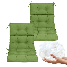 High Back Chair Cushions Set of 2, Waterproof Outdoor Rocking Chair Cushion with Ties, Rocking Chair Cushion for Outdoor Patio, Garden Porch (title: default title)