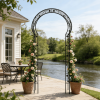Metal Garden Arch Assemble Freely with 8 Styles Garden Arbor Trellis Climbing Plants Support Rose Arch
