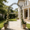 Metal Garden Arch Assemble Freely with 8 Styles Garden Arbor Trellis Climbing Plants Support Rose Arch