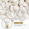 20lbs Black Pebbles for Plants, 2-3 Inch High Polished Natural Large River Rocks for Landscaping