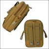 Tactical Waist Bag, MOLLE Utility Pouch, Waterproof Oxford Phone Holster Belt Bag for Outdoor Hunting Hiking
