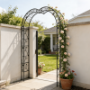 Metal Garden Arch Assemble Freely with 8 Styles Garden Arbor Trellis Climbing Plants Support Rose Arch