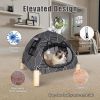 Portable Cat Tent Bed â€“ Foldable Indoor Tent Bed for Cats & Small Dogs, Washable Cushion, Cozy Hideaway for Kittens & Cats, Easy Assembly & Travel