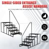 Hot Tub Steps Outdoor, RV Steps with Handrail, Portable RV Stairs 2/3/4/5 Step, Heavy Duty Truck Camper Steps Ladders for Travel Trailers, 5th Wheel