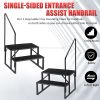 Hot Tub Steps Outdoor, RV Steps with Handrail, Portable RV Stairs 2/3/4/5 Step, Heavy Duty Truck Camper Steps Ladders for Travel Trailers, 5th Wheel