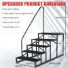Hot Tub Steps Outdoor, RV Steps with Handrail, Portable RV Stairs 2/3/4/5 Step, Heavy Duty Truck Camper Steps Ladders for Travel Trailers, 5th Wheel