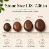 38 lbs White River Rocks, 2-3 inch Polished Pebbles - Versatile for indoor/outdoor use. Ideal for plant decor, vases, aquariums